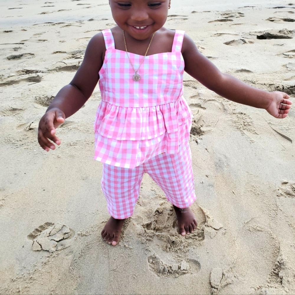 Toddler 2 piece jumpsuit